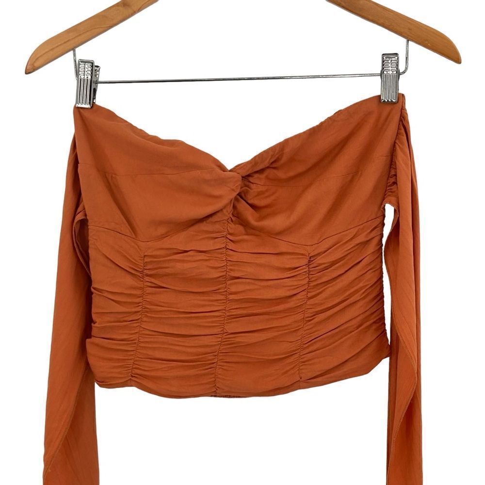 Free People Intimately burnt orange multi-way tie top size small